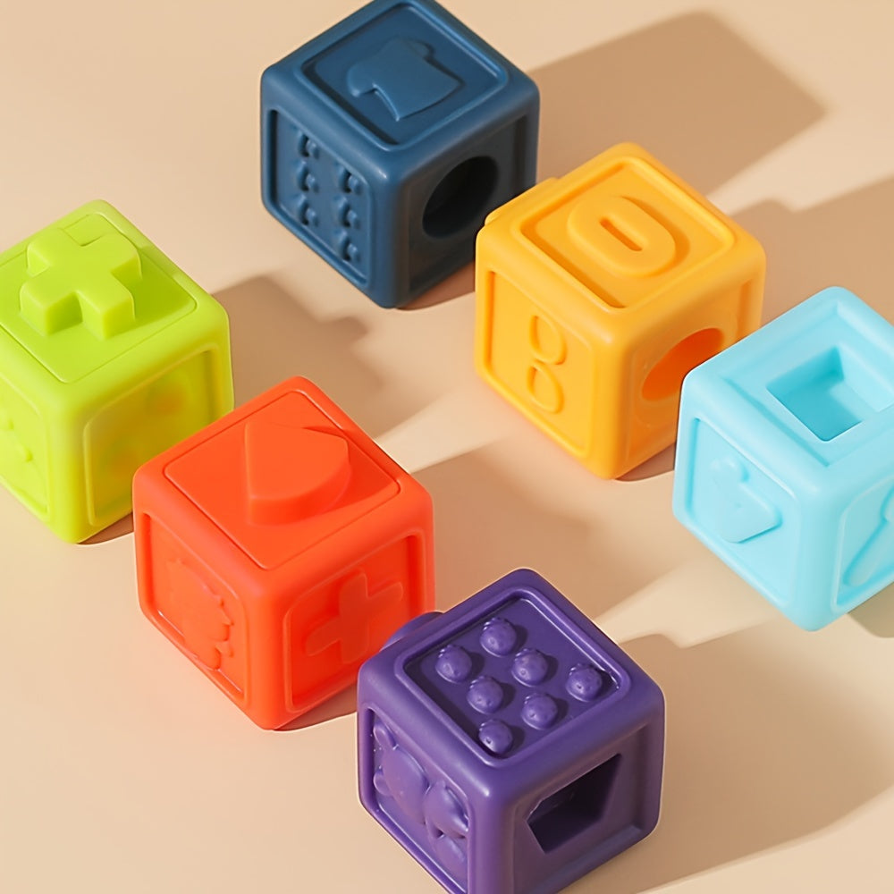Stack'n'Learn™ – 12-Piece Sensory Stacking Toy Set