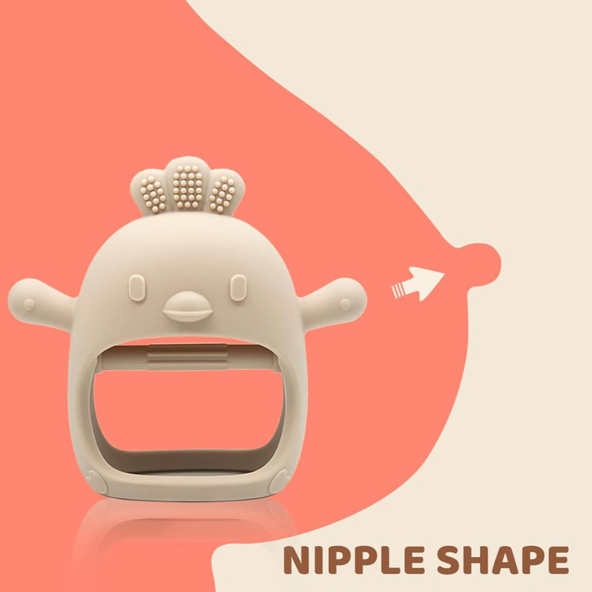 ChickyChew™ Silicone Baby Teether
