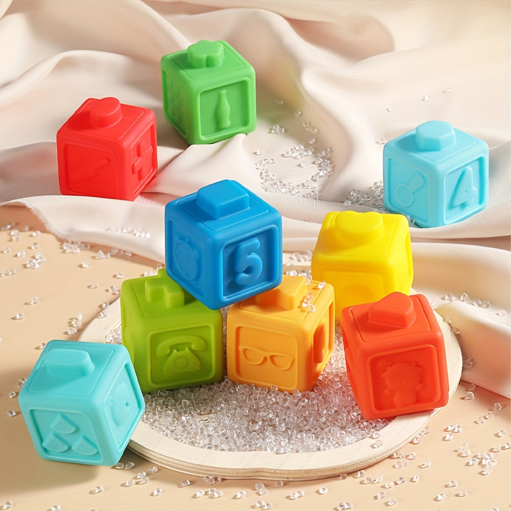 Stack'n'Learn™ – 12-Piece Sensory Stacking Toy Set