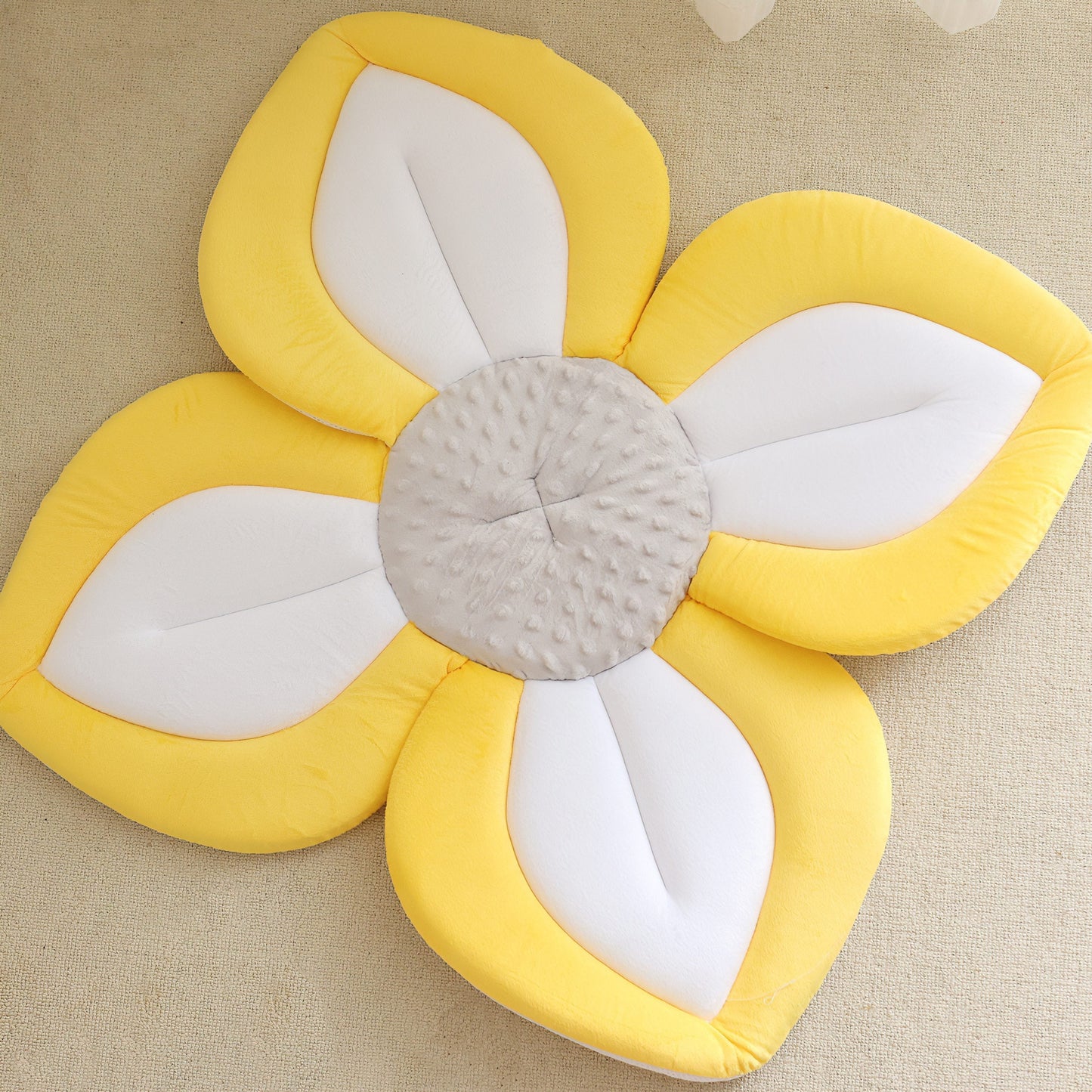 BloomBathe™ – Soft & Safe Cartoon Flower Bath Mat for Babies