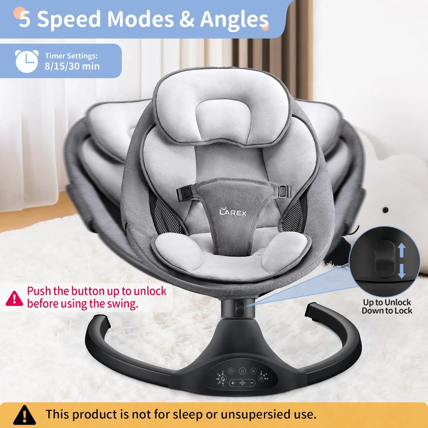 DreamGlide™ Electric Baby Swing