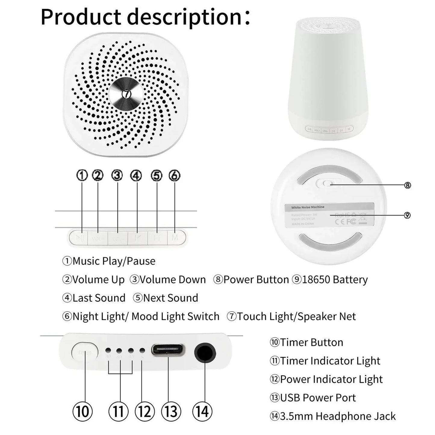 DreamGlow Sound Machine
