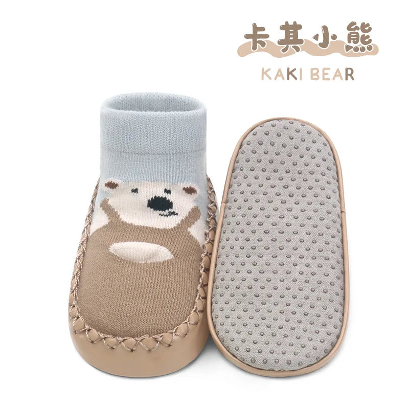 TinySteps Non-Slip Sock Shoes – Soft Sole Baby Walkers