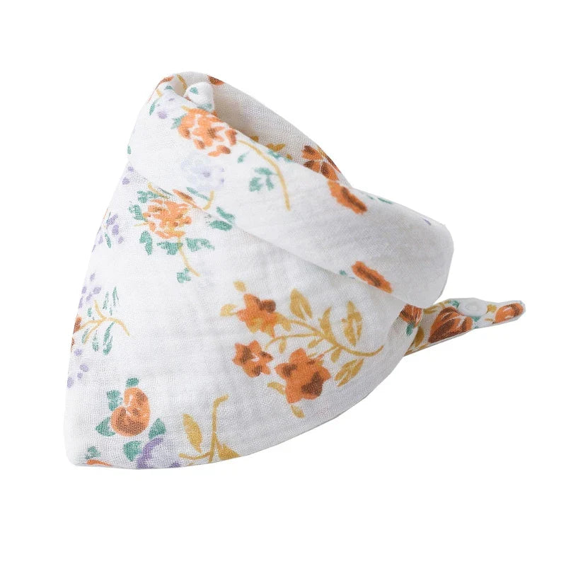 DribbleBloom™ Bandana Bibs – Soft, Stylish & Super Absorbent