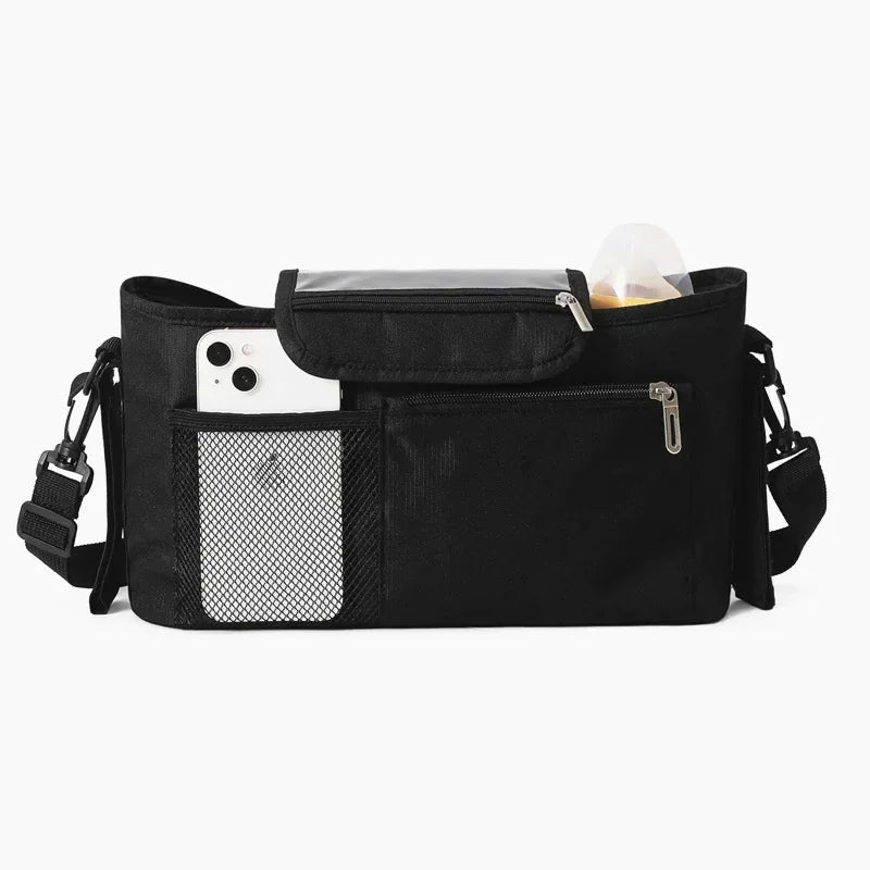 StrollEase Organizer – Large Capacity Stroller Storage Bag