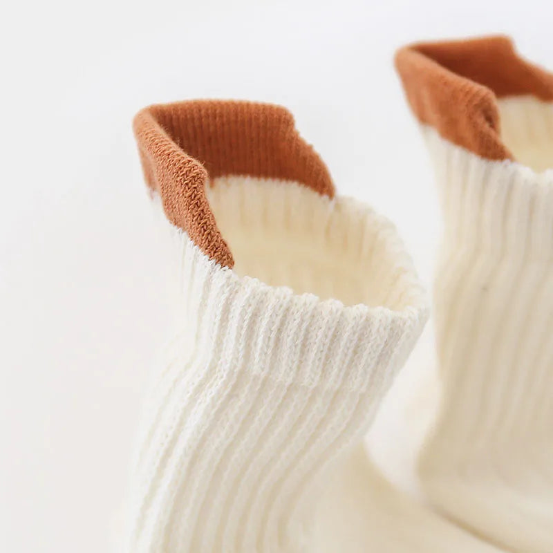 SnuggleSteps Cotton Grip Socks – 3-Pack for Babies & Toddlers