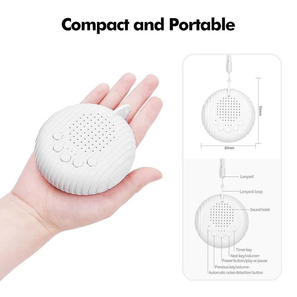 SnoozeMate™ Portable White Noise Machine
