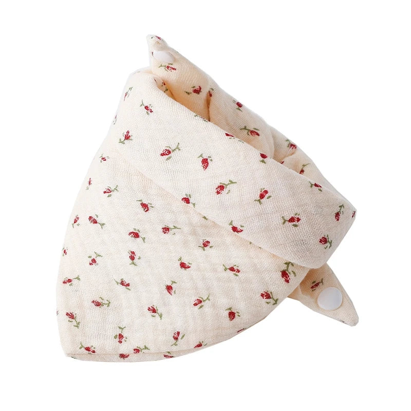 DribbleBloom™ Bandana Bibs – Soft, Stylish & Super Absorbent