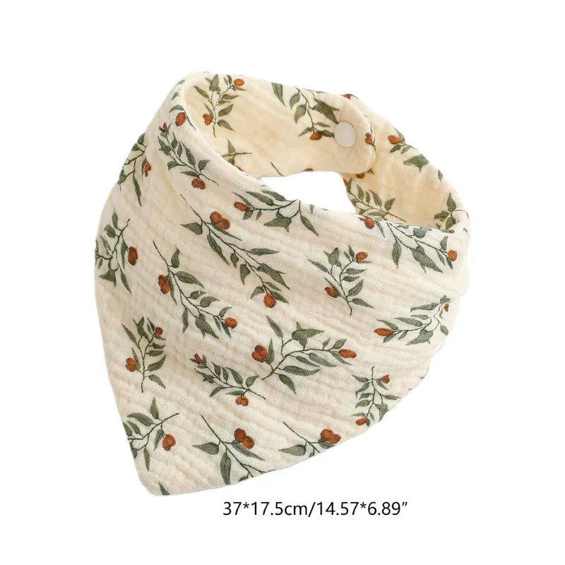 DribbleBloom™ Bandana Bibs – Soft, Stylish & Super Absorbent