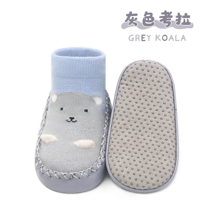 TinySteps Non-Slip Sock Shoes – Soft Sole Baby Walkers