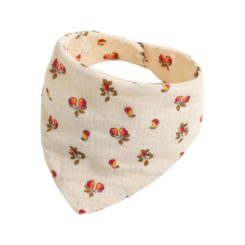 DribbleBloom™ Bandana Bibs – Soft, Stylish & Super Absorbent