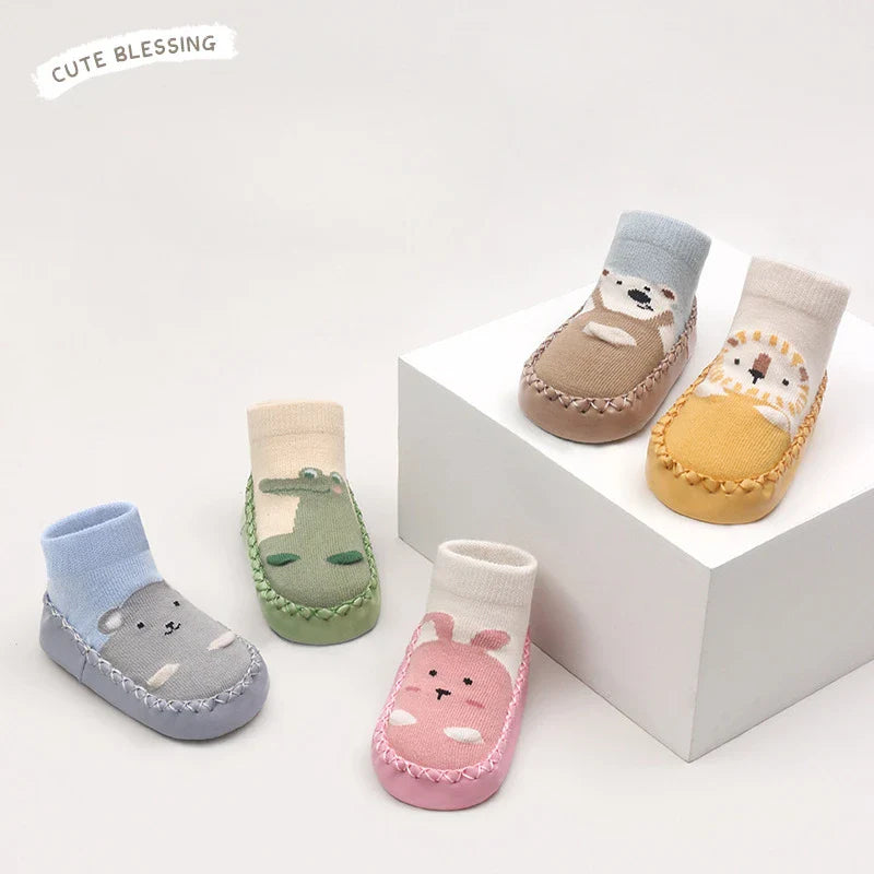TinySteps Non-Slip Sock Shoes – Soft Sole Baby Walkers