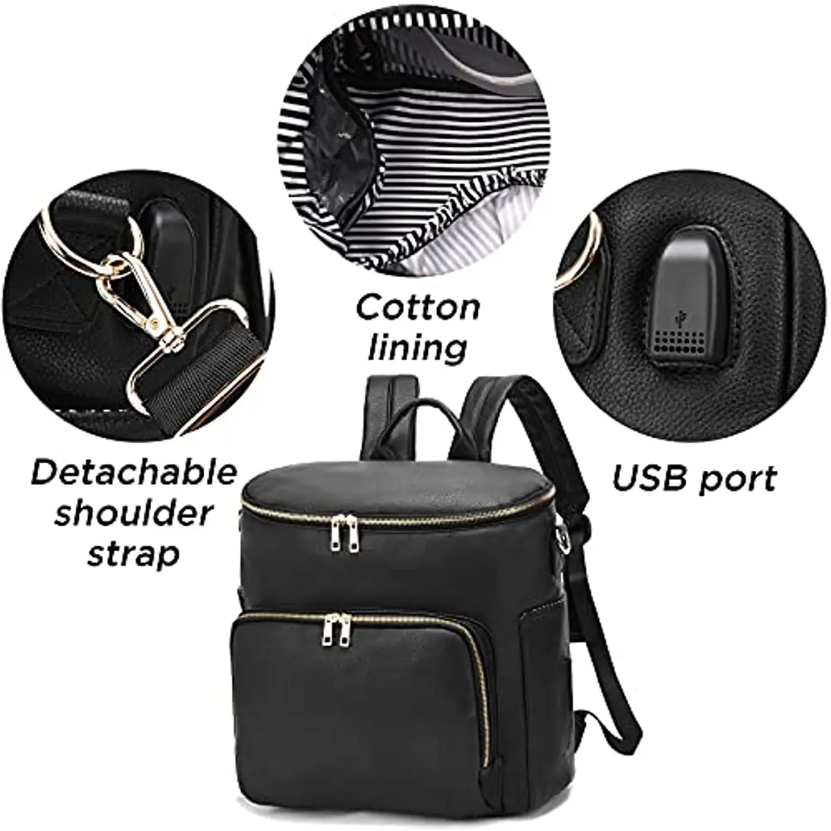 LuxePack™ Diaper Backpack Set