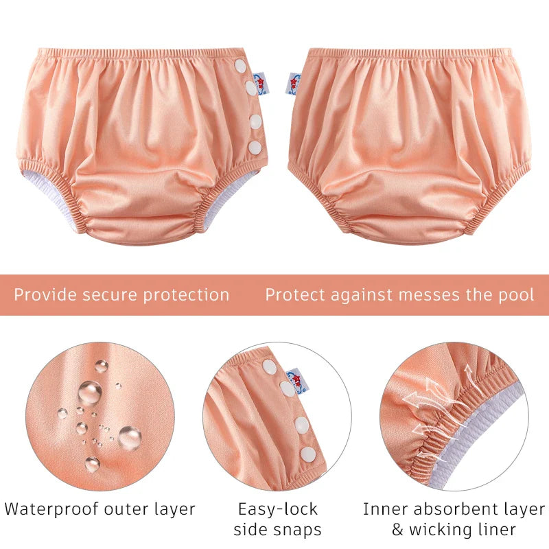 BabyLand Waterproof Swim Diaper – Reusable Pool Pant for Babies