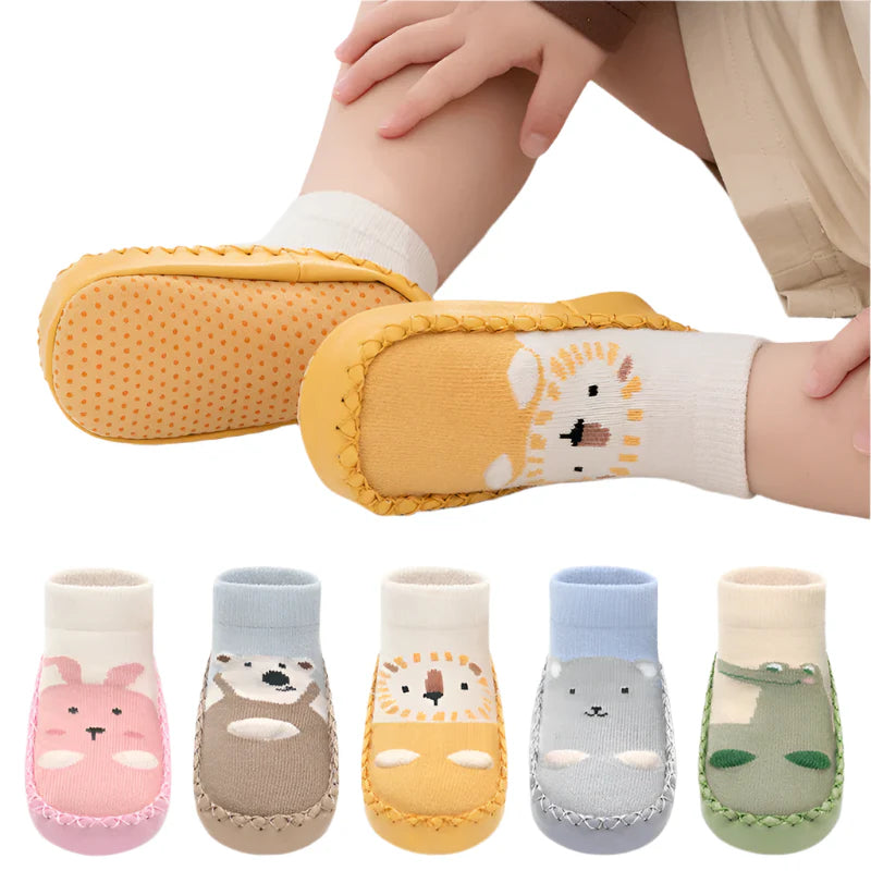 TinySteps Non-Slip Sock Shoes – Soft Sole Baby Walkers