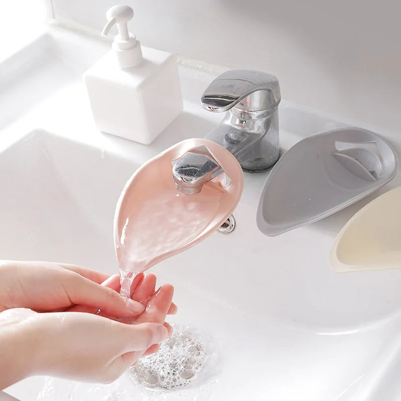 Hand-Washing Extender for Children - Splash-Proof Faucet Aid