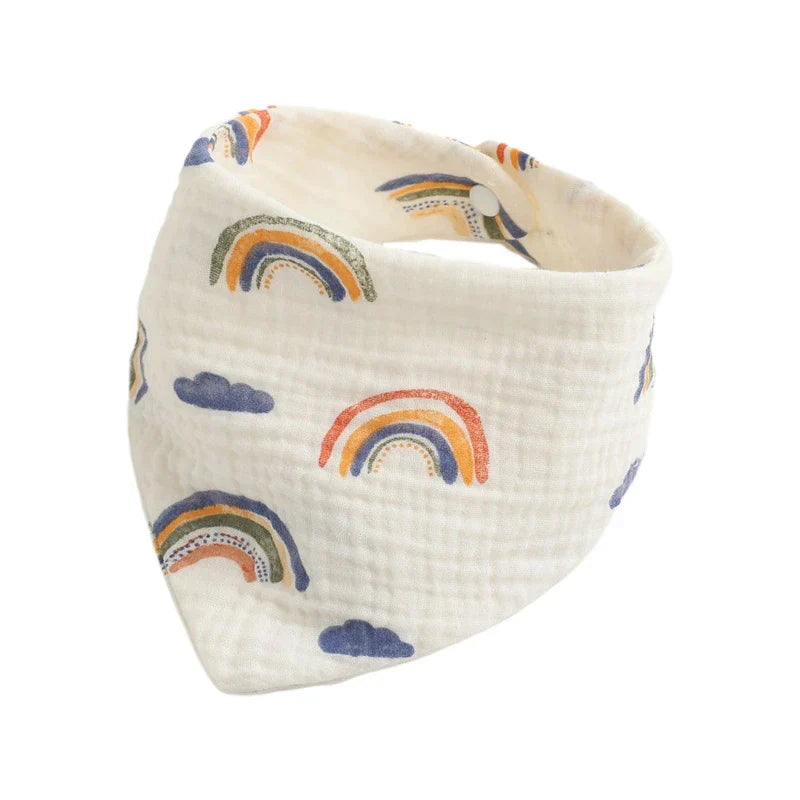 DribbleBloom™ Bandana Bibs – Soft, Stylish & Super Absorbent