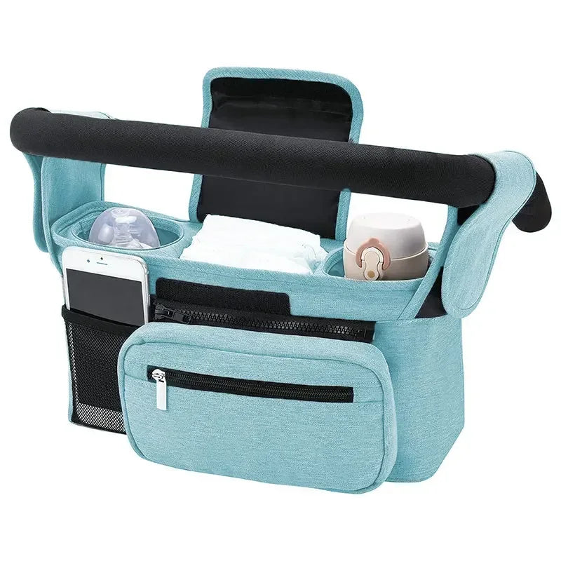 StrollEase Organizer – Large Capacity Stroller Storage Bag