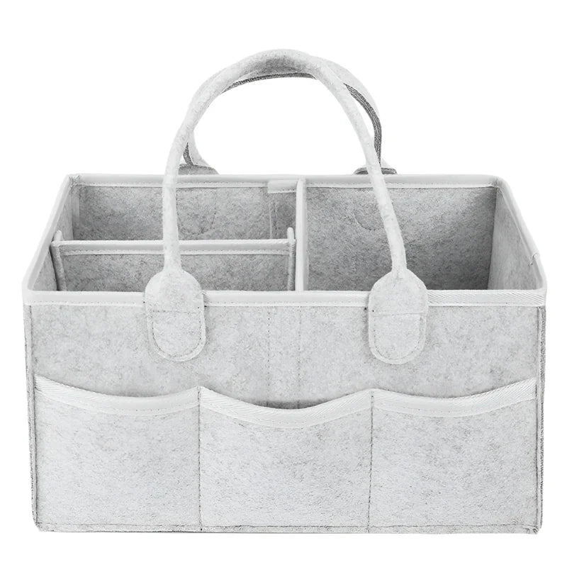 TidyTote™ Felt Diaper Caddy Organizer