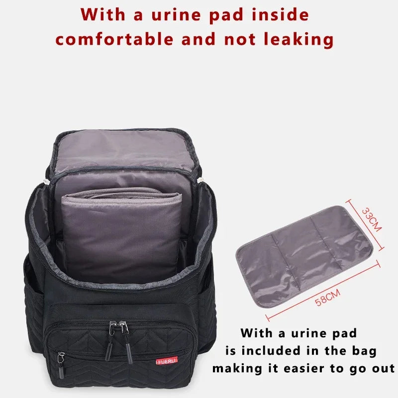 FeatherLite™ Quilted Diaper Backpack