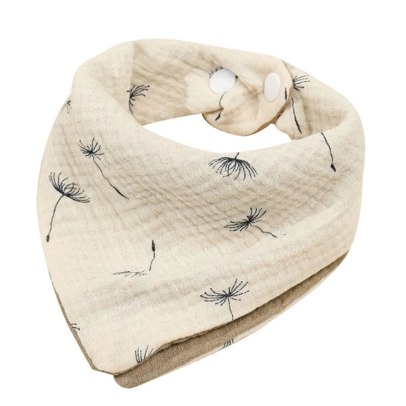 DribbleBloom™ Bandana Bibs – Soft, Stylish & Super Absorbent