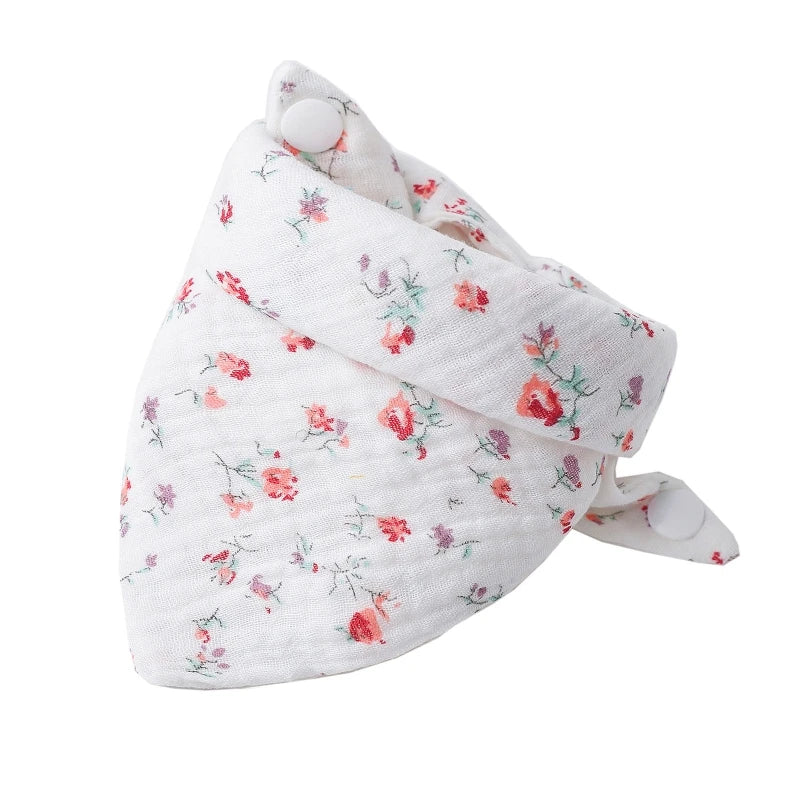 DribbleBloom™ Bandana Bibs – Soft, Stylish & Super Absorbent