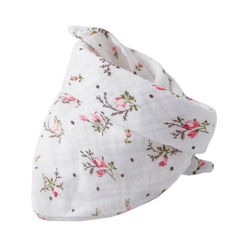 DribbleBloom™ Bandana Bibs – Soft, Stylish & Super Absorbent