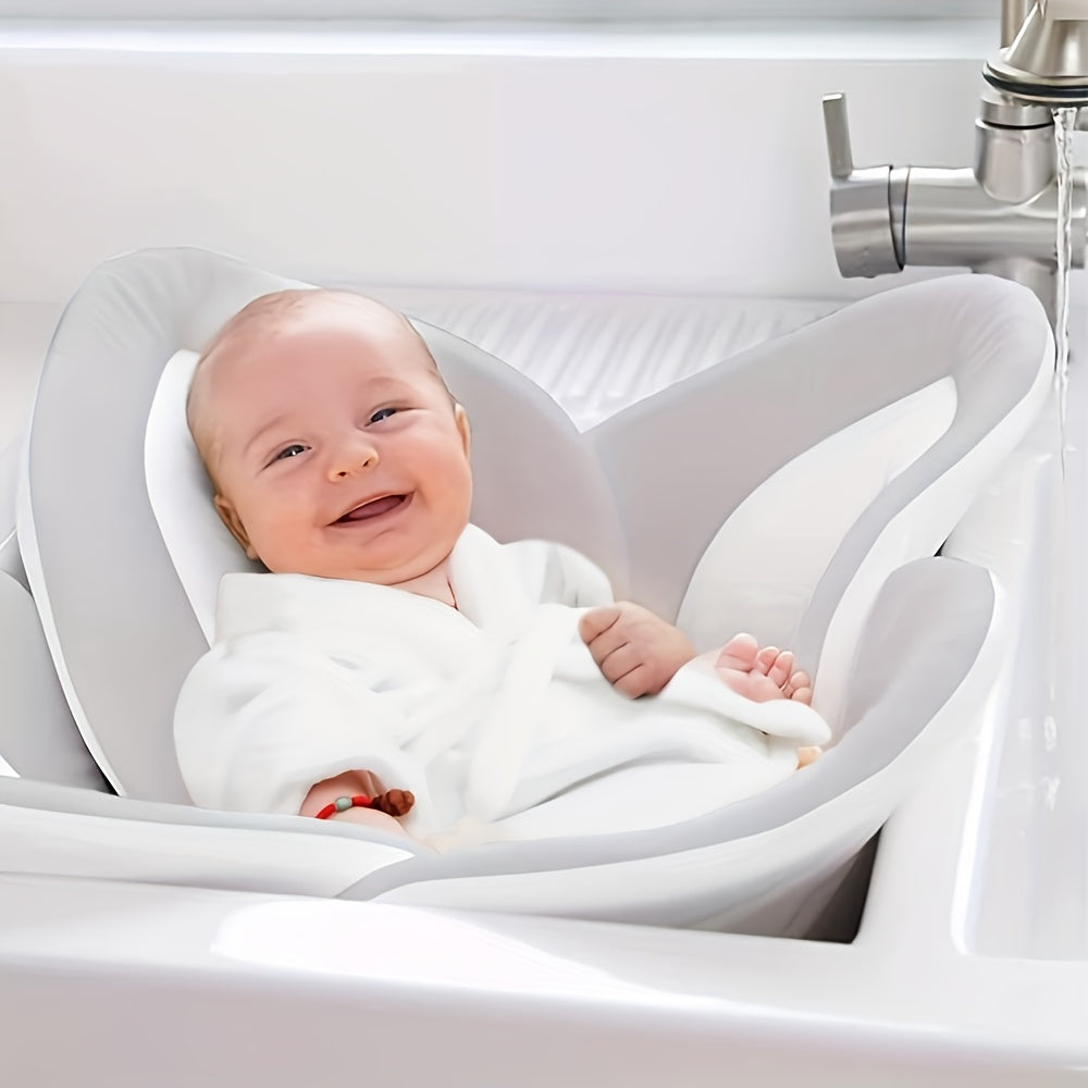 BloomBathe™ – Soft & Safe Cartoon Flower Bath Mat for Babies