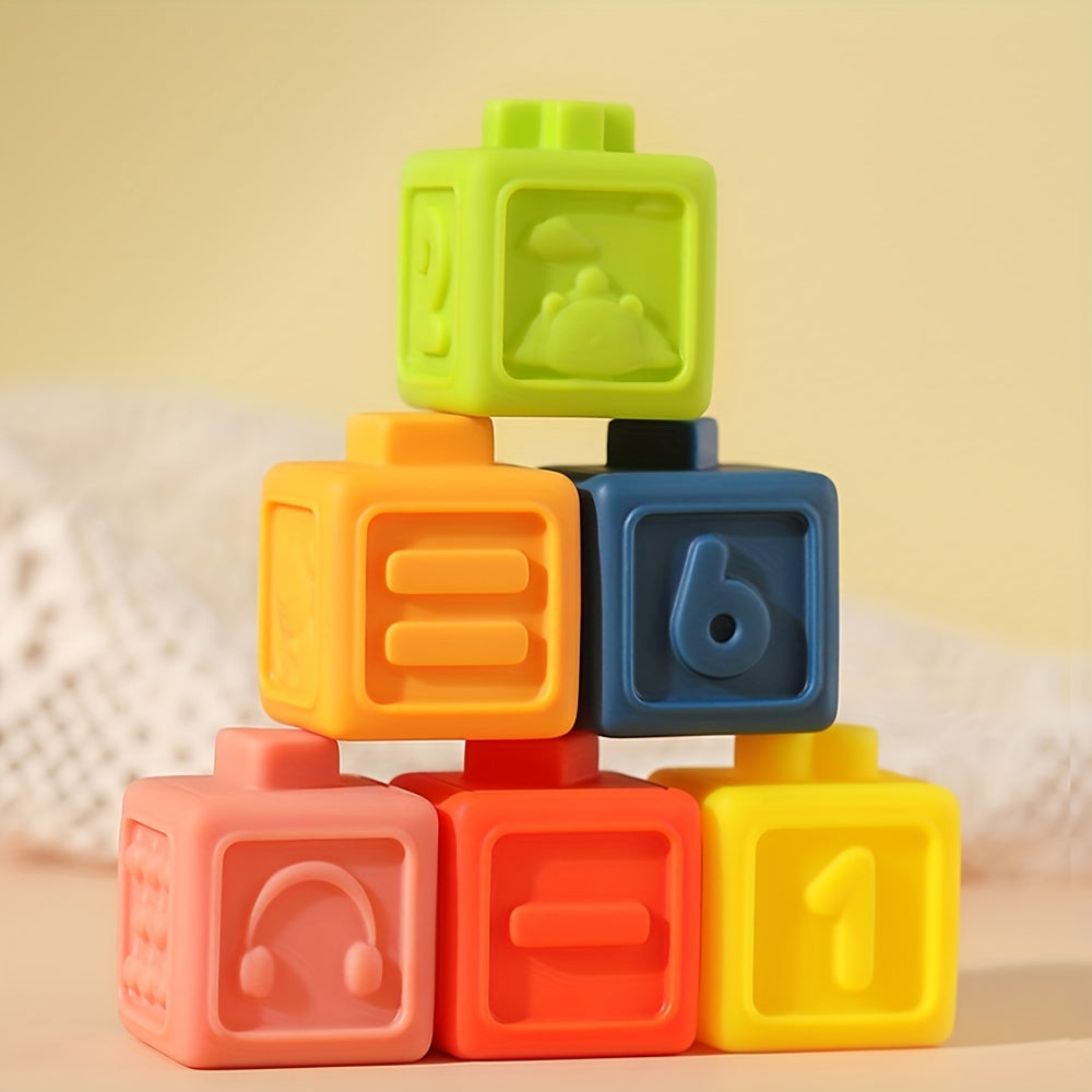 Stack'n'Learn™ – 12-Piece Sensory Stacking Toy Set