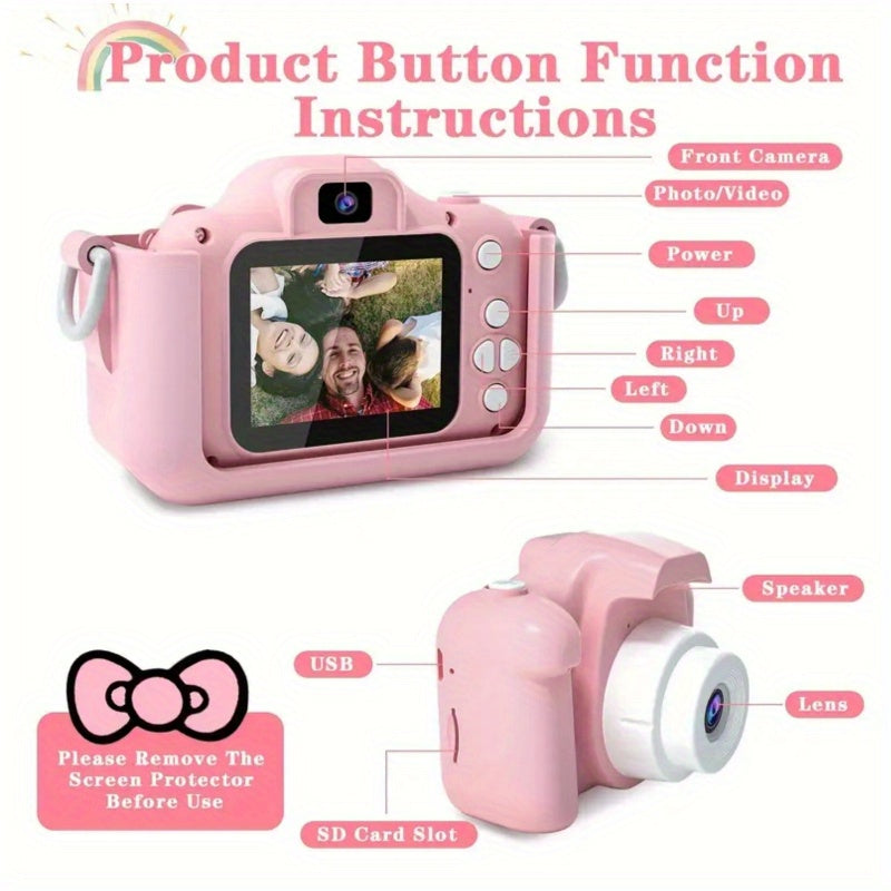 KidCam™ HD Dual Camera – Fun, Durable Camera for Young Explorers