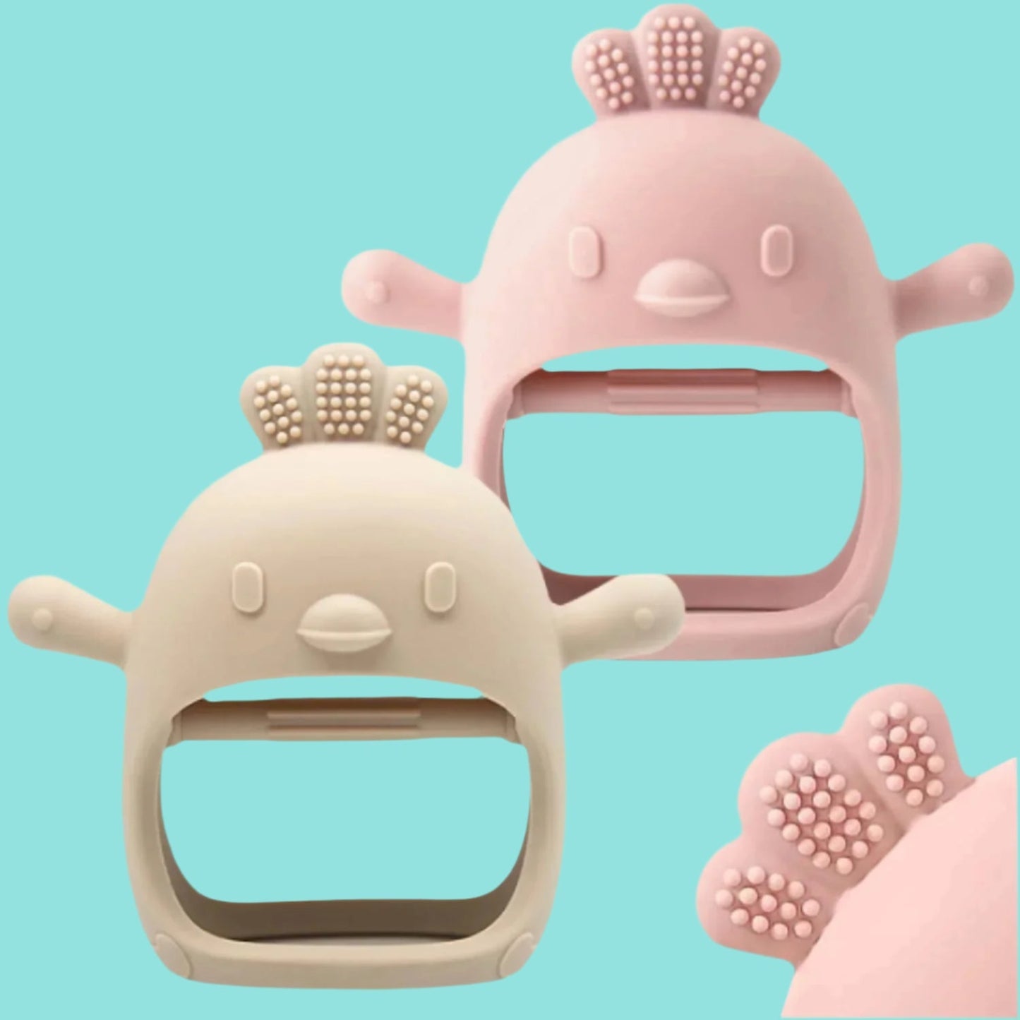 ChickyChew™ Silicone Baby Teether