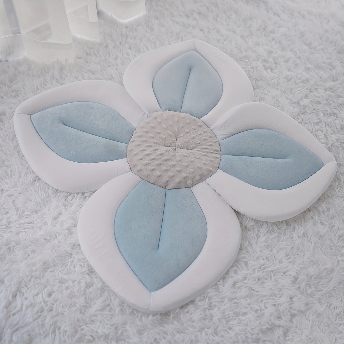 BloomBathe™ – Soft & Safe Cartoon Flower Bath Mat for Babies
