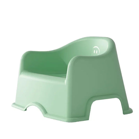 Children’s Plastic Stool with Backrest – Thickened Baby Chair