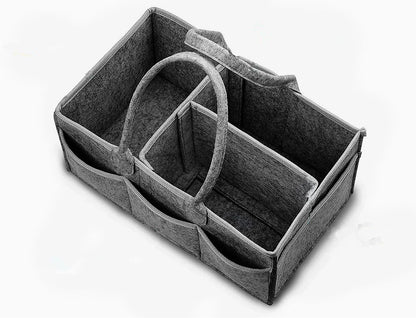 TidyTote™ Felt Diaper Caddy Organizer