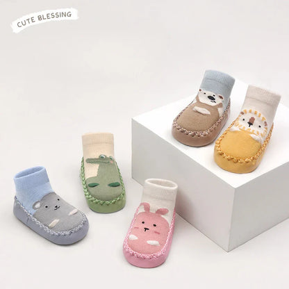 TinySteps Non-Slip Sock Shoes – Soft Sole Baby Walkers