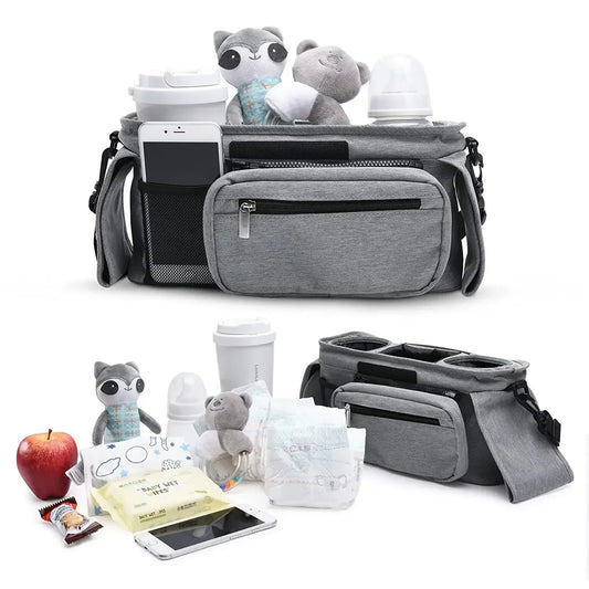 StrollEase Organizer – Large Capacity Stroller Storage Bag