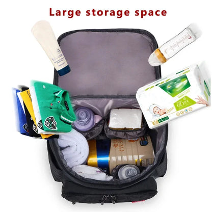 FeatherLite™ Quilted Diaper Backpack