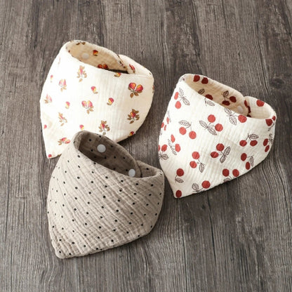 DribbleBloom™ Bandana Bibs – Soft, Stylish & Super Absorbent