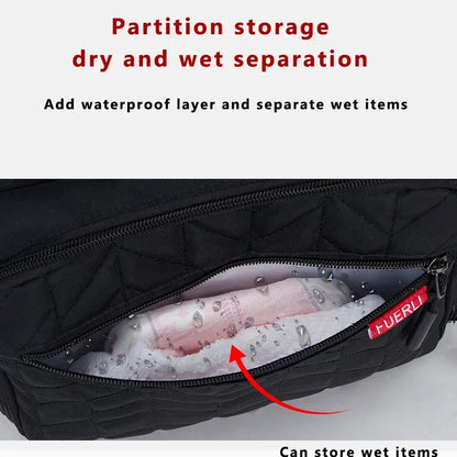 FeatherLite™ Quilted Diaper Backpack