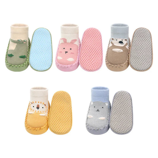 TinySteps Non-Slip Sock Shoes – Soft Sole Baby Walkers